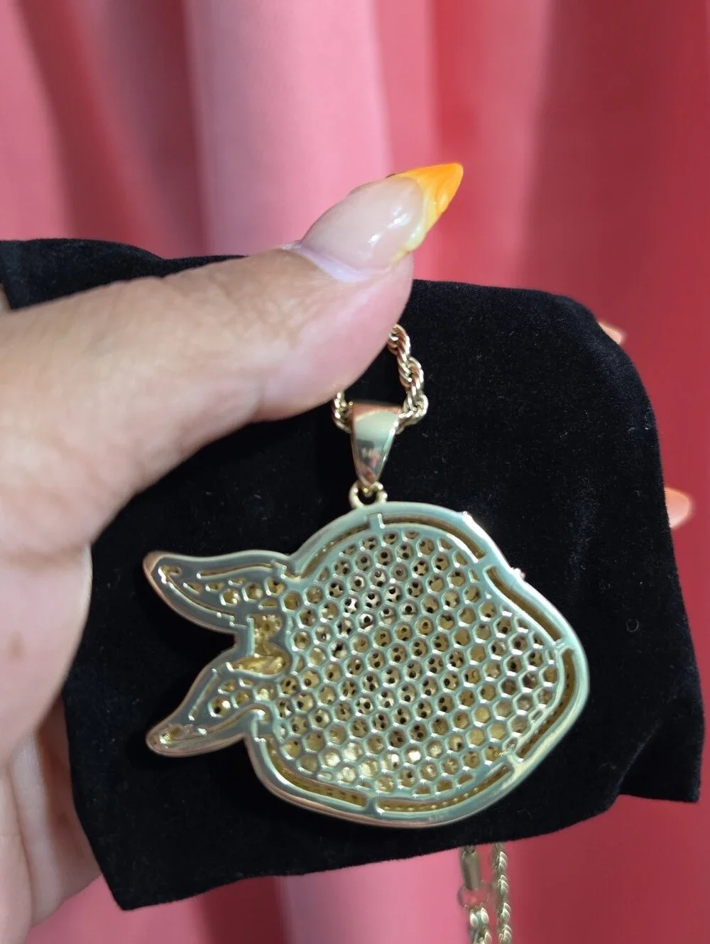 Gold and Purple Ninja Turtle Pendant Necklace - Fashion Pet Reptile Jewelry
